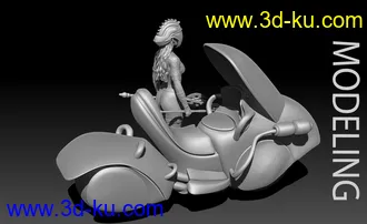 3D打印模型Mec4D Apocalipsa for Genesis 2 Female(s)的图片