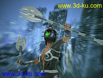 3D打印模型Mec4D Apocalipsa for Genesis 2 Female(s)的图片