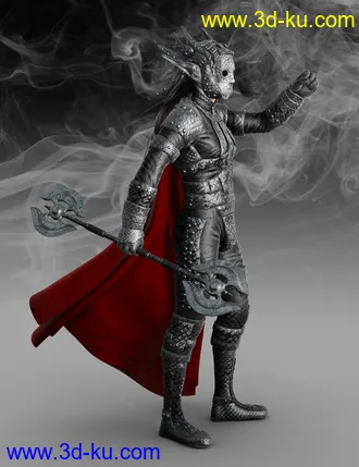 3D打印模型Mec4D DarKon for Genesis 2 Male(s)的图片