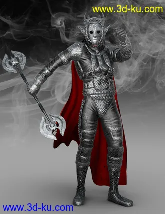 3D打印模型Mec4D DarKon for Genesis 2 Male(s)的图片