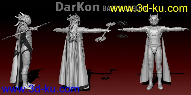 Mec4D DarKon for Genesis 2 Male(s)模型的图片6