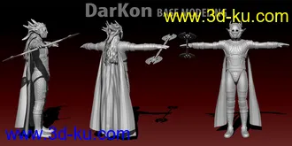 3D打印模型Mec4D DarKon for Genesis 2 Male(s)的图片
