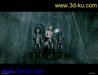 3D打印模型Mec4D DarKon for Genesis 2 Male(s)的图片
