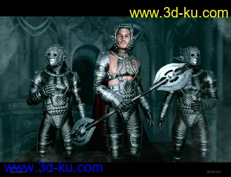 3D打印模型Mec4D DarKon for Genesis 2 Male(s)的图片