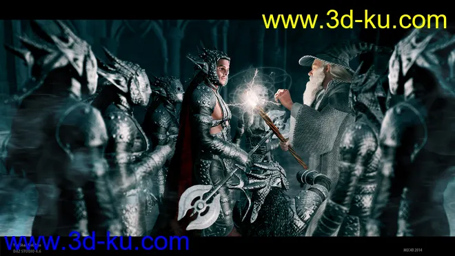 Mec4D DarKon for Genesis 2 Male(s)模型的图片11