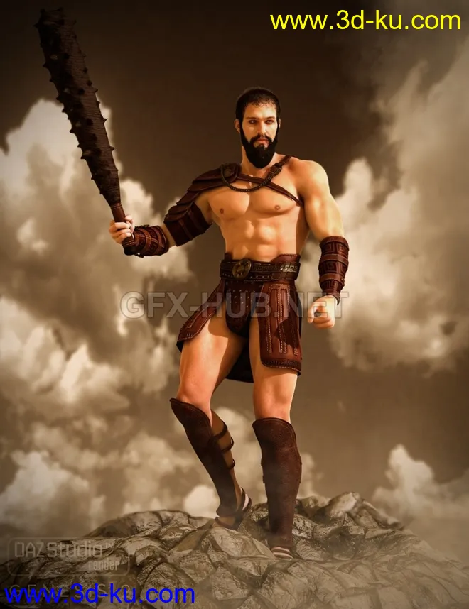 Mec4D Hercules for Genesis 2 Male(s)模型的图片1