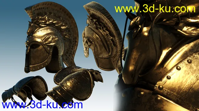 Mec4D Hoplite Soldier for Genesis 2 Male(s)模型的图片8