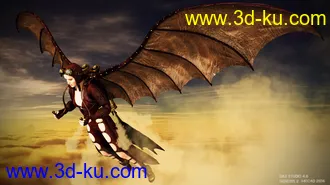 3D打印模型Mec4D The Aviatrix for Genesis 2 Female(s)的图片