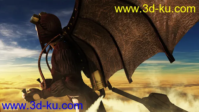 Mec4D The Aviatrix for Genesis 2 Female(s)模型的图片6