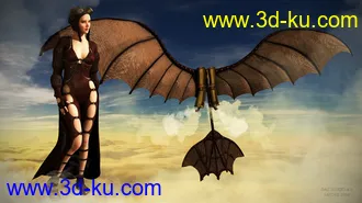 3D打印模型Mec4D The Aviatrix for Genesis 2 Female(s)的图片