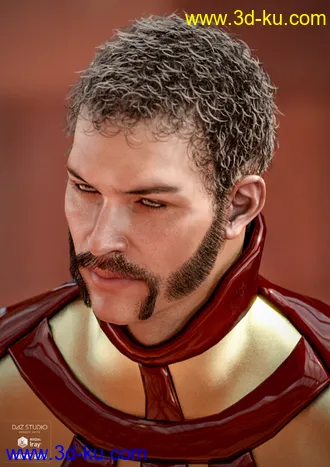 Mec4D Unshaven 2 for Genesis 2 Male(s)模型的图片7