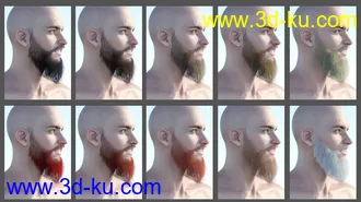 Mec4D Unshaven 2 for Genesis 2 Male(s)模型的图片11