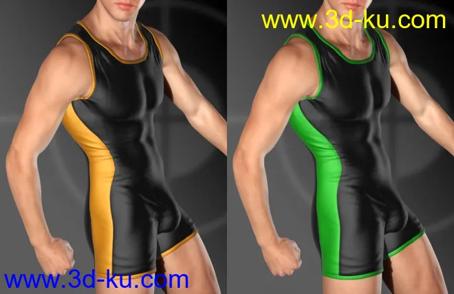 Mec4D Weightlifting Suit for Genesis 2 Male(s)模型的图片4