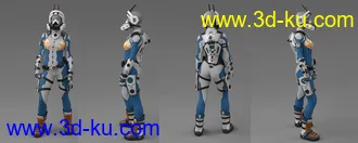 3D打印模型Mech Pilot for Genesis 8 Female(s)的图片