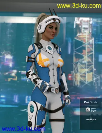 3D打印模型Mech Pilot for Genesis 8 Female(s)的图片