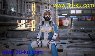 3D打印模型Mech Pilot for Genesis 8 Female(s)的图片