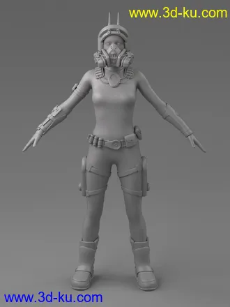 3D打印模型Mech Pilot for Genesis 8 Female(s)的图片