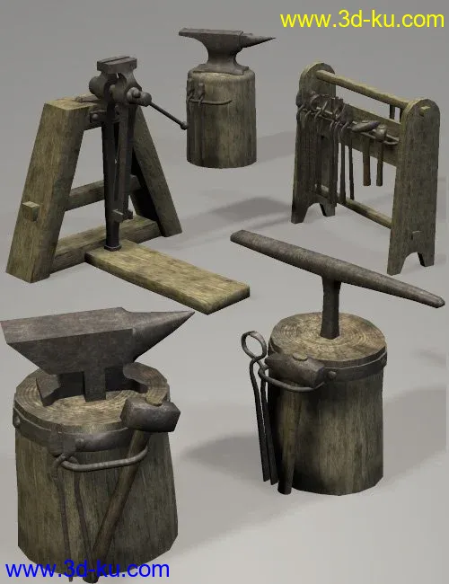 Medieval Blacksmith模型的图片1