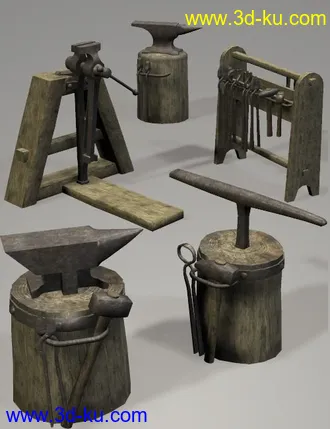 3D打印模型Medieval Blacksmith的图片