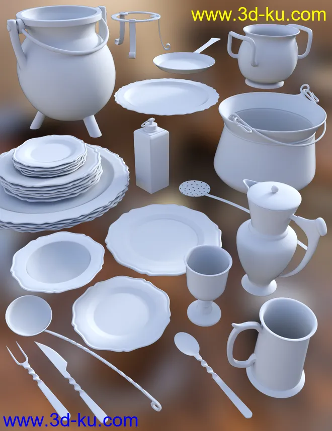 Medieval Kitchenware模型的图片8