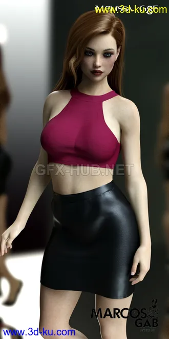 3D打印模型Melissa For Genesis 8 Female的图片