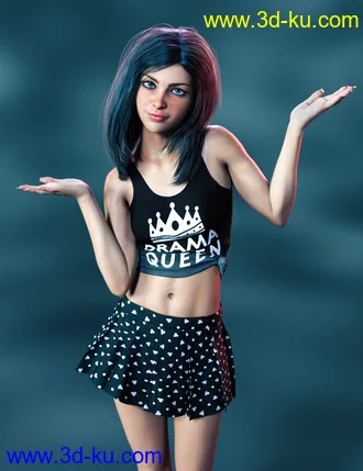 3D打印模型Mercy HD for Genesis 8 Female and Genesis 8.1 Female的图片