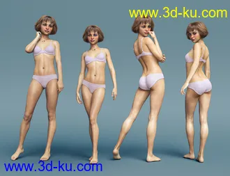 3D打印模型Mercy HD for Genesis 8 Female and Genesis 8.1 Female的图片