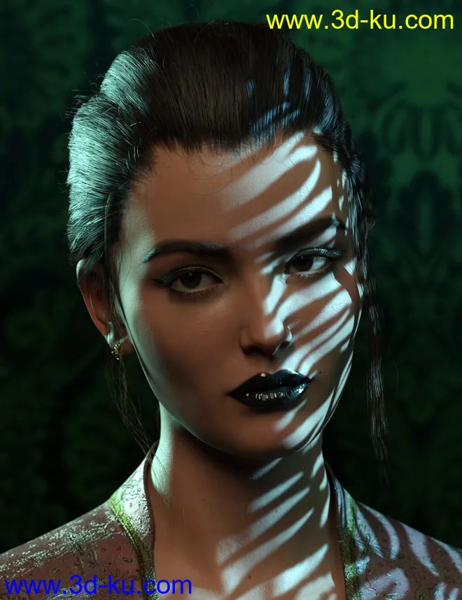 Metallic Gel Portrait Lighting for Iray模型的图片7