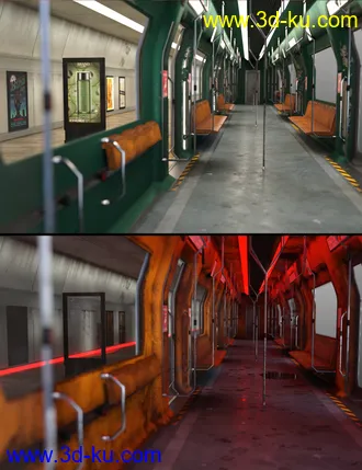 3D打印模型Metro Interior的图片