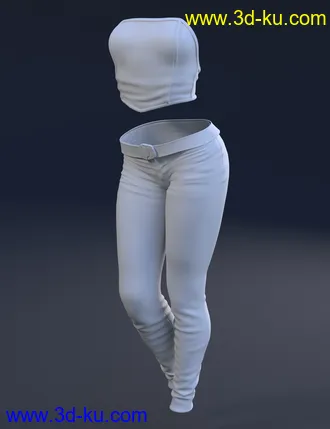 3D打印模型Midnight Rain Outfit for Genesis 8 Females的图片