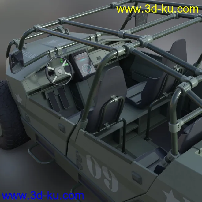 MIL ATV Vehicle模型的图片8