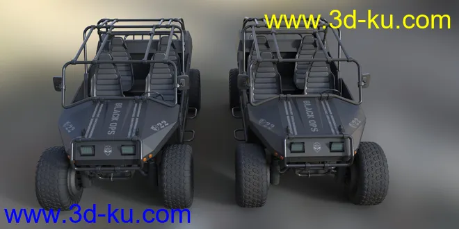 MIL ATV Vehicle Material Pack模型的图片2
