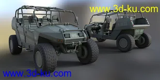 3D打印模型MIL ATV Vehicle Material Pack的图片