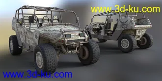 3D打印模型MIL ATV Vehicle Material Pack的图片