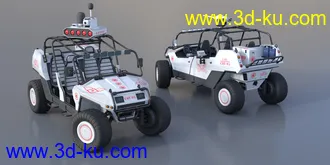 3D打印模型MIL ATV Vehicle Weaponry and Props的图片