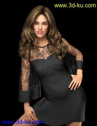 3D打印模型Miley HD for Genesis 8 and 8.1 Female的图片