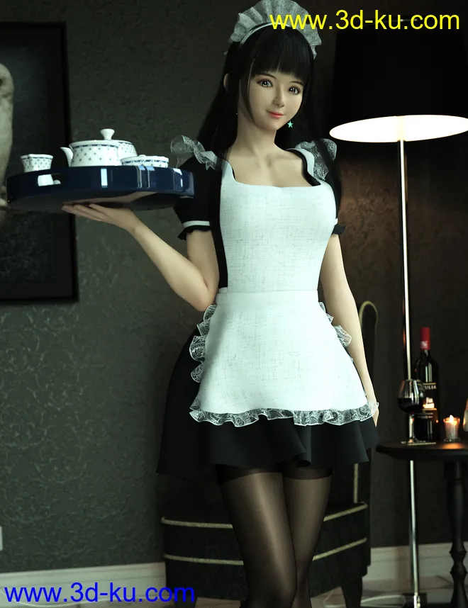 Mio Character and Mio Hair for Genesis 8 and 8.1 Females模型的图片1