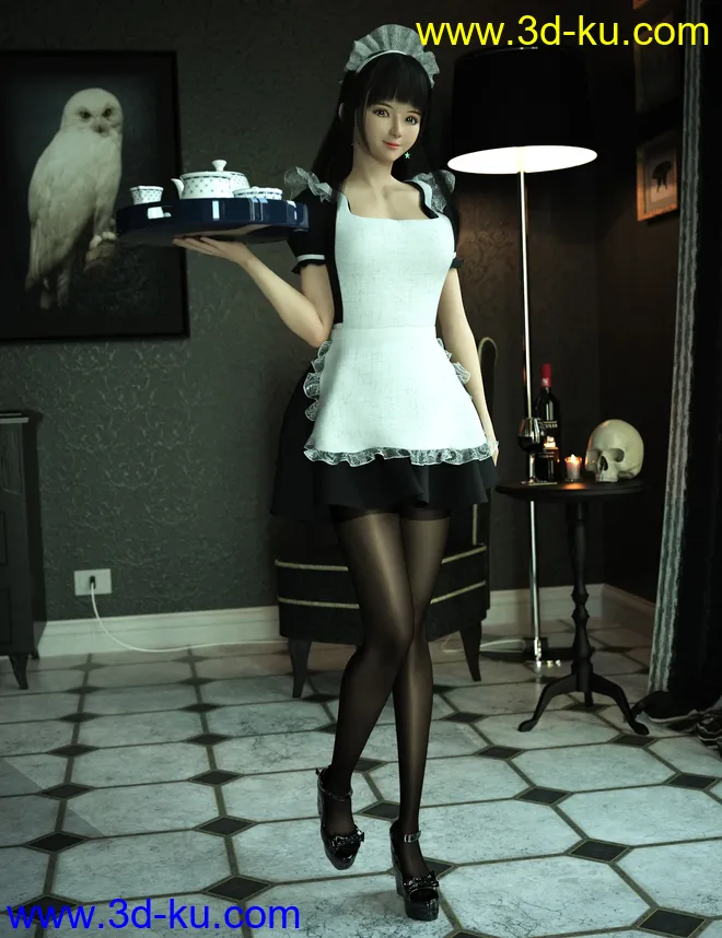 Mio Character and Mio Hair for Genesis 8 and 8.1 Females模型的图片2