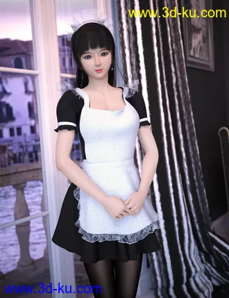 3D打印模型Mio Character and Mio Hair for Genesis 8 and 8.1 Females的图片