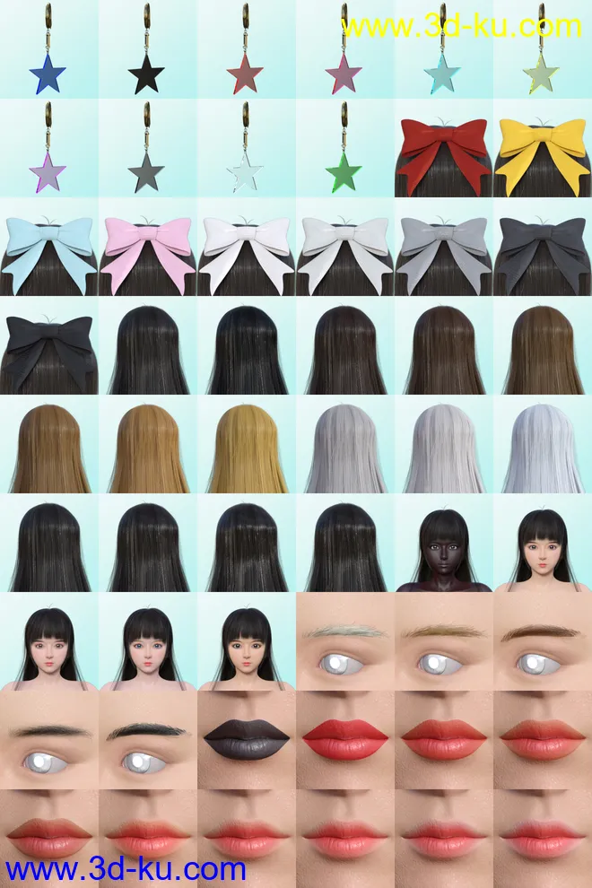 Mio Character and Mio Hair for Genesis 8 and 8.1 Females模型的图片11