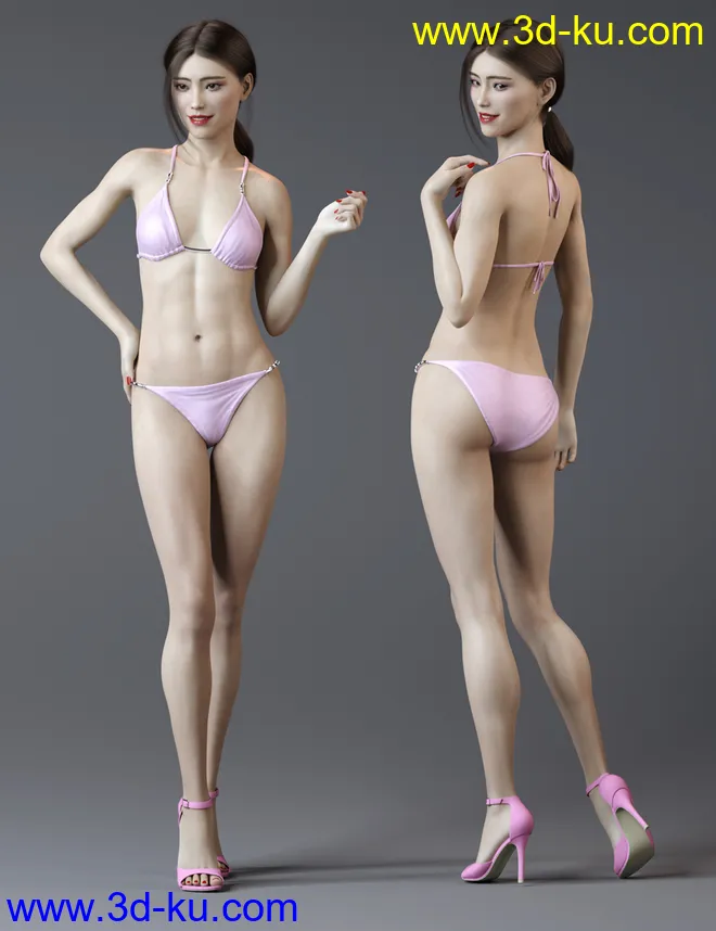 Mio HD for Genesis 8 and 8.1 Female模型的图片18