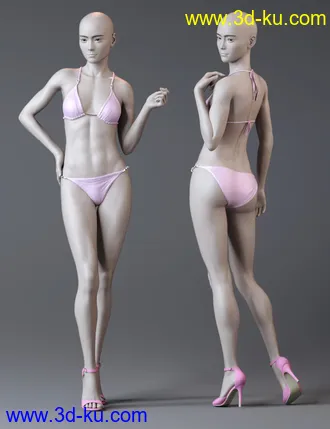 3D打印模型Mio HD for Genesis 8 and 8.1 Female的图片