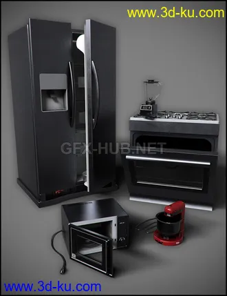 3D打印模型Misc. Kitchen Appliances的图片