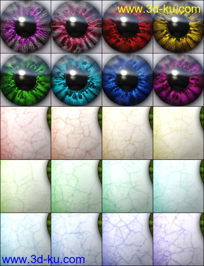 MMX Beautiful Eyes 2 for Genesis 3 and 8模型的图片11