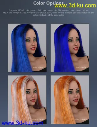 3D打印模型MMX Blended Dual Lobe Hair Shader Resource Pack for Iray的图片