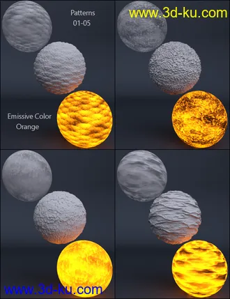 3D打印模型MMX Multi Purpose Pattern Shaders for Iray的图片