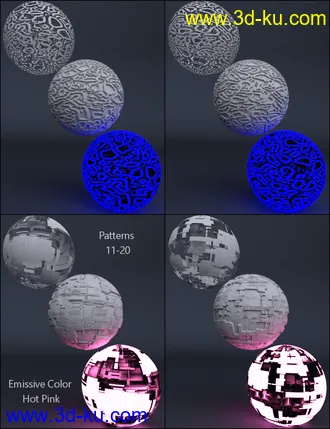 MMX Multi Purpose Pattern Shaders for Iray模型的图片4
