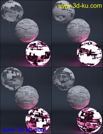 3D打印模型MMX Multi Purpose Pattern Shaders for Iray的图片