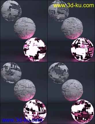 3D打印模型MMX Multi Purpose Pattern Shaders for Iray的图片