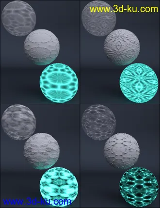 3D打印模型MMX Multi Purpose Pattern Shaders for Iray的图片